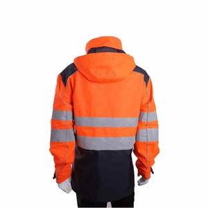 Chaqueta de trabajo con forro polar de tacto suave para hombre, abrigo para exteriores para clima frío, uniforme de seguridad duradero con ajustable - Product Image 3