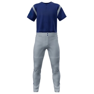 Ensembles de maillots de baseball et de softball personnalisés pour hommes adultes, 100% polyester, 300g, tissu respirant à séchage rapide, transfert par sublimation - Product Image 1