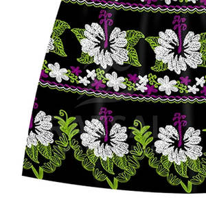 Jupes décontractées sur mesure pour femmes en coton respirant de couleur unie avec broderie de haute qualité à séchage rapide toutes saisons en vente - Product Image 2