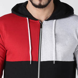 2023 Meilleures ventes de sweats à capuche à glissière personnalisés pour hommes respirants et Offre Spéciale taille XS avec impression de motif solide pour l'hiver - Product Image 5