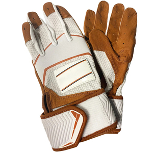 Genuine Leather <b>Baseball</b> Batting <b>Gloves</b> Custom Softball Batting <b>Gloves</b> With Palm Foam Padding <b>Baseball</b> <b>Gloves</b> For Unisex - Product Image 1