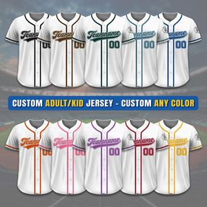 Maillots de baseball unisexes personnalisés en gros, respirants, séchage rapide, 100 % polyester, haute qualité, imprimés par transfert thermique, édition limitée - Product Image 2