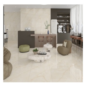 Moscato Beige Textura de piedra sutil en Beige brillante 800x1600mm Azulejo de porcelana pulida por QGRES Dining Kitchen Staircase - Product Image 1