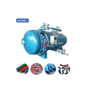 automatic pressure industrial rubber vulcanizing autoclave for colorful EPDM rubber granules rubber flooring