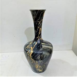 Jarrón de Metal Dorado Retro de Alta Calidad, Acabado Clásico Antiguo, Diseño Art Deco, Tamaño y Logotipo Personalizables, Decoración para Bodas y Navidad - Product Image 5