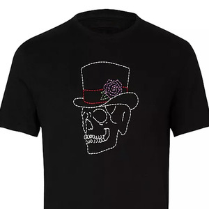 Camiseta extragrande de alta calidad para mujer, Camiseta con estampado personalizado de logotipo de talla grande, estilo informal de ocio, diseño sencillo en blanco para el verano - Product Image 2