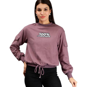 Custom Wholesale Knitted Weaving for Autumn Front Factory Supplier High Quality 100% Cotton Plain Crewneck <b>Sweatshirt</b> for <b>Men</b> - Product Image 1