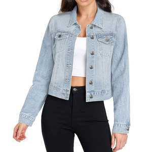 Chaqueta Vaquera para Mujer, Hecha en Pakistán, Color y Talla Personalizados, Transpirable y Ligera, para Uso en Exteriores - Product Image 1