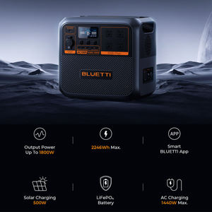 NOUVEAUTÉ : Générateur solaire électrique portable, mini lampe torche et batterie externe AC - Product Image 2