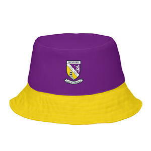 Chapeau seau personnalisé avec logo brodé Vente en gros Coton réversible pour adultes enfants Printemps Été Sports de plein air Paysage décontracté - Product Image 6