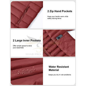 Chaqueta acolchada de manga larga para hombre recién llegada de fabricación de fábrica, chaqueta acolchada personalizada al por mayor - Product Image 5