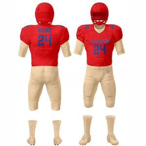 Camiseta Deportiva de Fútbol Americano para Hombre, 100% Poliéster, con Logotipo Personalizado, Impresión por Transferencia de Calor, Bordado, Nuevo Estilo, Color Sólido - Product Image 2