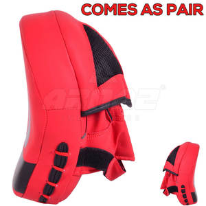 Almohadilla de Muay Thai de cuero PU con correas fuertes y absorción de golpes Almohadilla tailandesa de boxeo acolchada gruesa para una práctica segura y cómoda - Product Image 2