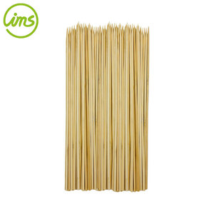 Lot de 100 brochettes en bambou jetables de 16 pouces de long pour les brochettes à griller - Product Image 1
