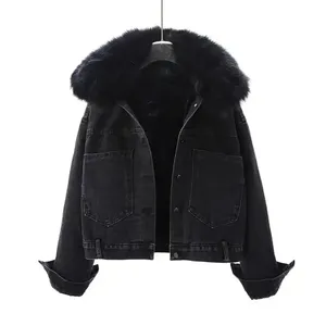 Nouvelle femme veste Denim manteau femmes lâche mode personnalité trou vêtements tendance déchiré à manches longues Jean vestes - Product Image 4
