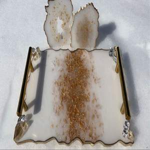 แผ่นเสียงเรซินพรีเมี่ยมดีไซน์เรียบง่ายหรูหราเหมาะสำหรับโต๊ะอาหารในห้องครัวหรืองานกิจกรรมพิเศษ - Product Image 5