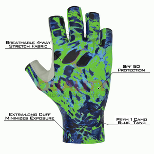 2025 Gants de pêche robustes avec paume résistante aux coupures, fermeture forte au poignet et matériau flexible pour une manipulation sûre du poisson - Product Image 3