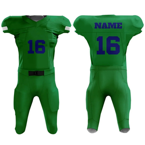 Uniforme de fútbol americano de alta calidad OEM 100% poliéster transpirable secado rápido equipo personalizado color sólido uniforme de fútbol americano - Product Image 4
