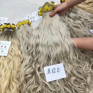 Extensions de cheveux en vrac de qualité salon premium, tendance 2026, cheveux humains vietnamiens, ondulés, couleur, cheveux en vrac sans trame, vente en gros - Product Image 2