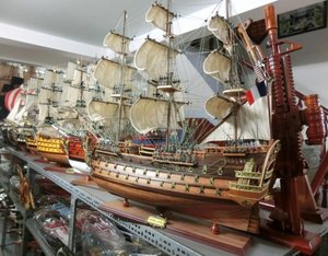 Modèle de bateau en bois de nouveau produit de vente chaude - Product Image 4