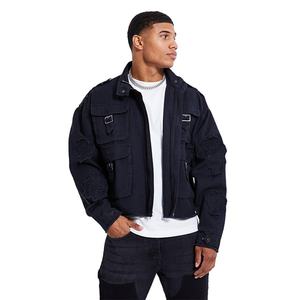 Nouvelle arrivée, veste multi-poches, streetwear, tendance, coupe classique, matière chaude pour l'hiver, vêtements décontractés, vestes pour hommes simples - Product Image 4