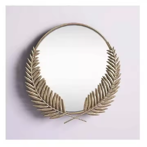 Metal Wall <b>Mirror</b> Frame Modern Wall <b>Mirror</b> from India Handmade Metal <b>Mirror</b> <b>for</b> Living Room and <b>Bedroom</b> - Product Image 2