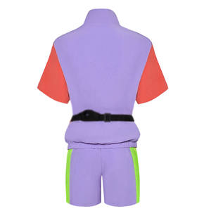 ชุดกางเกงขาสั้นกันลมระบายอากาศได้ดีของผู้หญิงเสื้อผ้าลำลองสำหรับฤดูร้อนรูปแบบที่เป็นของแข็ง - Product Image 4