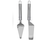 Vente en gros Ensemble de 2 services de gâteaux en acier inoxydable de luxe et résine avec miroir pour outils de cuisson pour gâteaux de fête d'anniversaire
