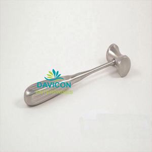 Martillo Quirúrgico Manual de Acero Inoxidable HAJEK BONE MALLET, Certificado CE, Uso Hospitalario, Instrumento Quirúrgico de Primera Clase - Product Image 1