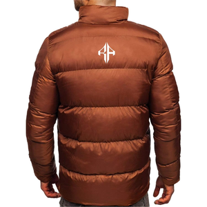 Nouvelle veste d'hiver tendance personnalisée avec logo, 100% polyester respirant, veste matelassée à fermeture éclair imprimée par MIANBRO ENTERPRISES - Product Image 3
