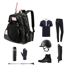 Zaino equestre con supporto per casco, borsa per <span class=keywords><strong>stivali</strong></span>, borsa per <span class=keywords><strong>equitazione</strong></span>, borsa per casco equestre impermeabile di grande capacità - Product Image 2