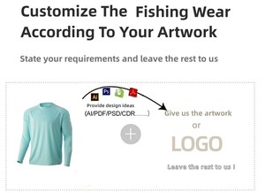 เสื้อตกปลาแขนยาวระบาย2025สำหรับตกปลาแห้งเร็วสั่งได้ - Product Image 6