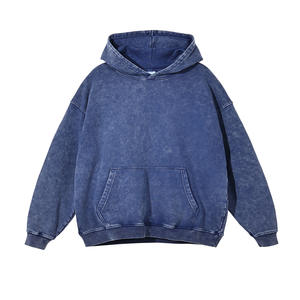 Oem Blank Custom 2025 Oversized Acid Wash Hoodie Fabricante 100% Cotton Hoodie High Quality Vintage Washed 420g Hoodie - Product Image 2