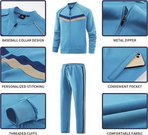 Conjuntos Deportivos Personalizados con Logotipo, Talla Grande para Hombre, Transpirables, de Secado Rápido, Lisos, de Marca Privada, Conjuntos de Jogger de Punto de Algodón Premium - Product Image 5