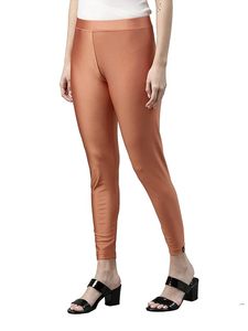 En stock Mujeres Anti Curling Gym Workout Legging Cintura Alta Yoga Fitness Gym Wear Pantalones Leggings curioso color cobre legging - Product Image 2