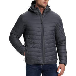 Vestes d'hiver chaudes pour hommes avec logo personnalisé Vêtements d'extérieur à bulles d'air Vestes pour hommes par robe de sport - Product Image 1