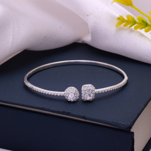 Elegant Sterling Silver Oval Natural Cut Stone Luxury Certified <b>Bracelet</b> Simple Fashionable All-<b>Match</b> Accessory Zircon Party - Product Image 4