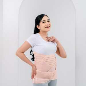 Ceinture de maintien post-partum 3-en-1 pour femme, corset amincissant ventre, taille et bassin, entraîneur pelvien élastique en caoutchouc pour la maternité - Product Image 5