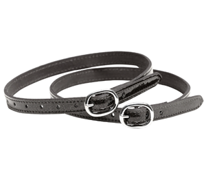 SHEMAX 2023 CALIDAD SUPERIOR VENTA CALIENTE PERSONALIZADA AL POR MAYOR MYSTERY SPURSTRAPS BLACK GLITTER - Product Image 1