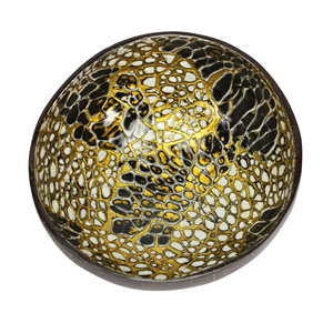 Juego de tazones de sopa de concha de madera de cocos de alta calidad, cuencos de madera Natural pulida de Laca ecológica para fiestas - Product Image 3