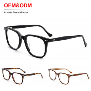 Lunettes de vue de luxe pour hommes en acétate, monture optique anti-lumière bleue, lunettes de protection contre la lumière bleue tendance, vente en gros OEM haut de gamme - Product Image 1