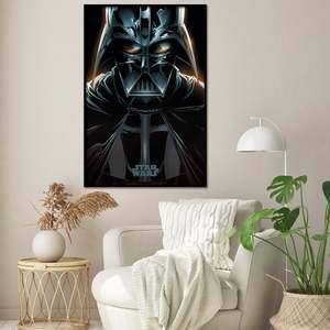 Digital Printed Star Wars <b>Poster</b> Darth Vader Comic Style Scroll Home Decor Plastic Banner - Product Image 2