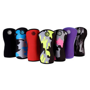 Manchons de genou en néoprène réglables antidérapants et épais pour la musculation, les squats, les soulevés de terre avec une protection complète - Product Image 6