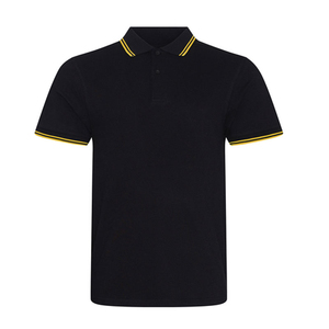 Vente en gros Logo personnalisé Polo en coton et polyester à manches courtes pour hommes T-shirt de golf de sport respirant doux et confortable Design solide - Product Image 6