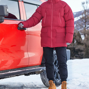 Veste bouffante à col montant de haute qualité pour hommes, tenue décontractée à capuche brillante pour l'hiver, vente en gros, veste bouffante personnalisée pour hommes - Product Image 4