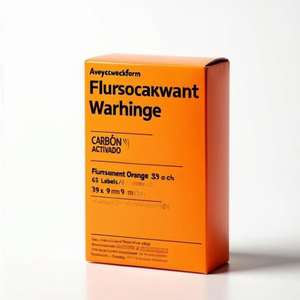 Avery Zweckform Fluorescent <b>Orange</b> Warning Labels 39 X 9 mm 63 Labels/Pack Fluorescent <b>Orange</b> <b>Paper</b> Office Supply - Product Image 3