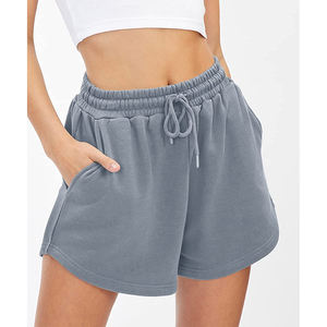 Short de Yoga court extensible pour femmes, dernière conception, couleur marron, personnalisé, à vendre, Short de Fitness pour femmes - Product Image 5