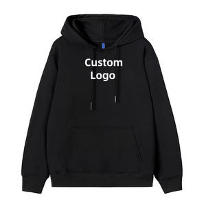 Haute qualité 300 GSM 80/20 coton Poly français éponge pull à capuche en gros bouffée impression sweats à capuche vierges hommes - Product Image 1