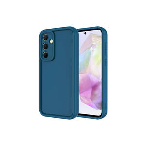 Coque pour Samsung Galaxy A35, motif ananas, silicone, vert foncé, protection de l'appareil photo, givrage, A34 A55 C55, téléphone portable - Product Image 1