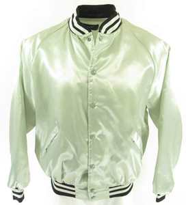 2025 vente en gros de qualité supérieure hommes Satin Varsity vestes sur mesure coupe-vent Streetwear hiver Satin vestes pour hommes - Product Image 2